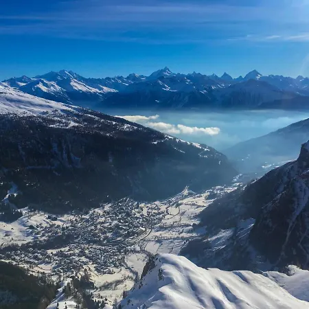 Haks Alpine Studio With Mountain View Leukerbad *
